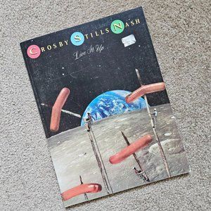 Crosby Stills and Nash - Live It Up - Sheet Music Songbook - 1990‎